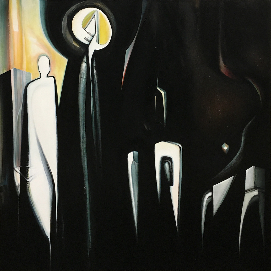 Stefan Barton Erdunkelung Acryl Gemälde